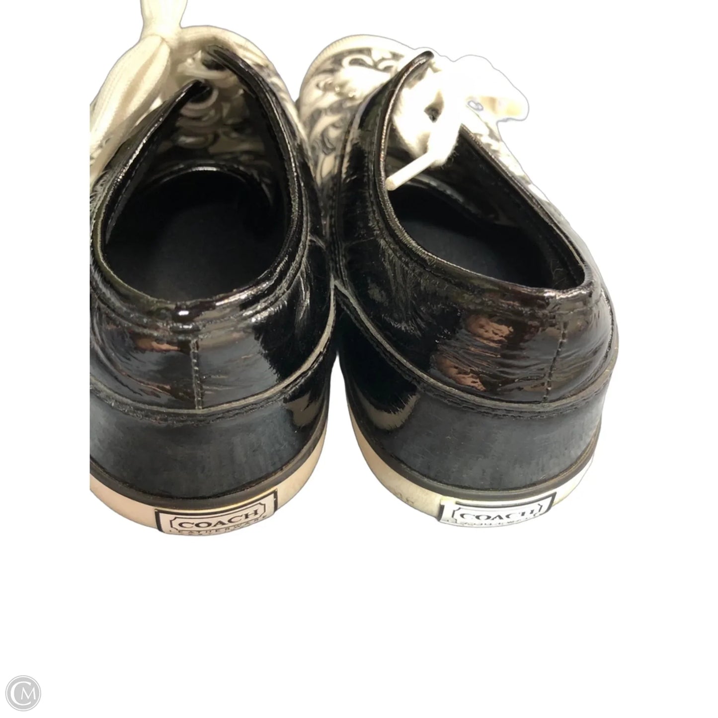 Shoes Designer By Coach In Black & White, Size: 10