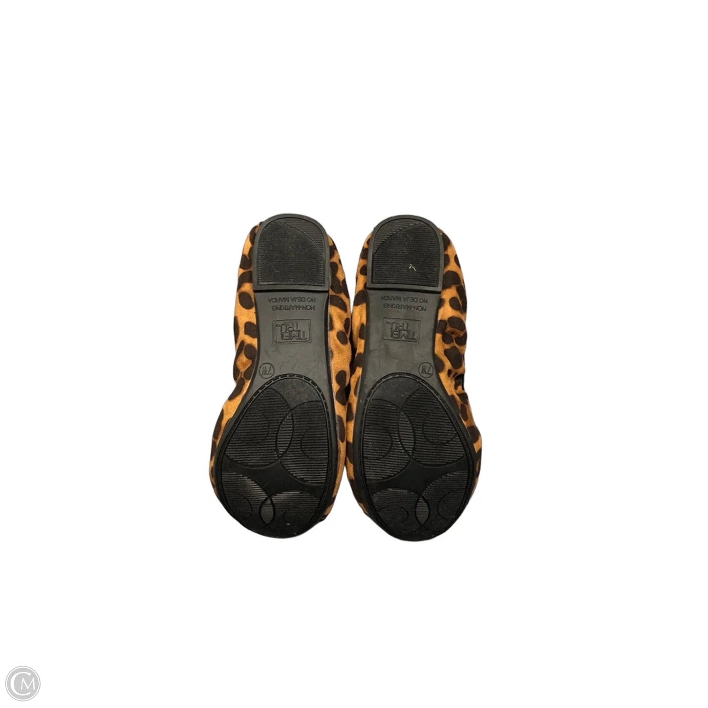 Shoes Flats By Time And Tru In Animal Print, Size: 7