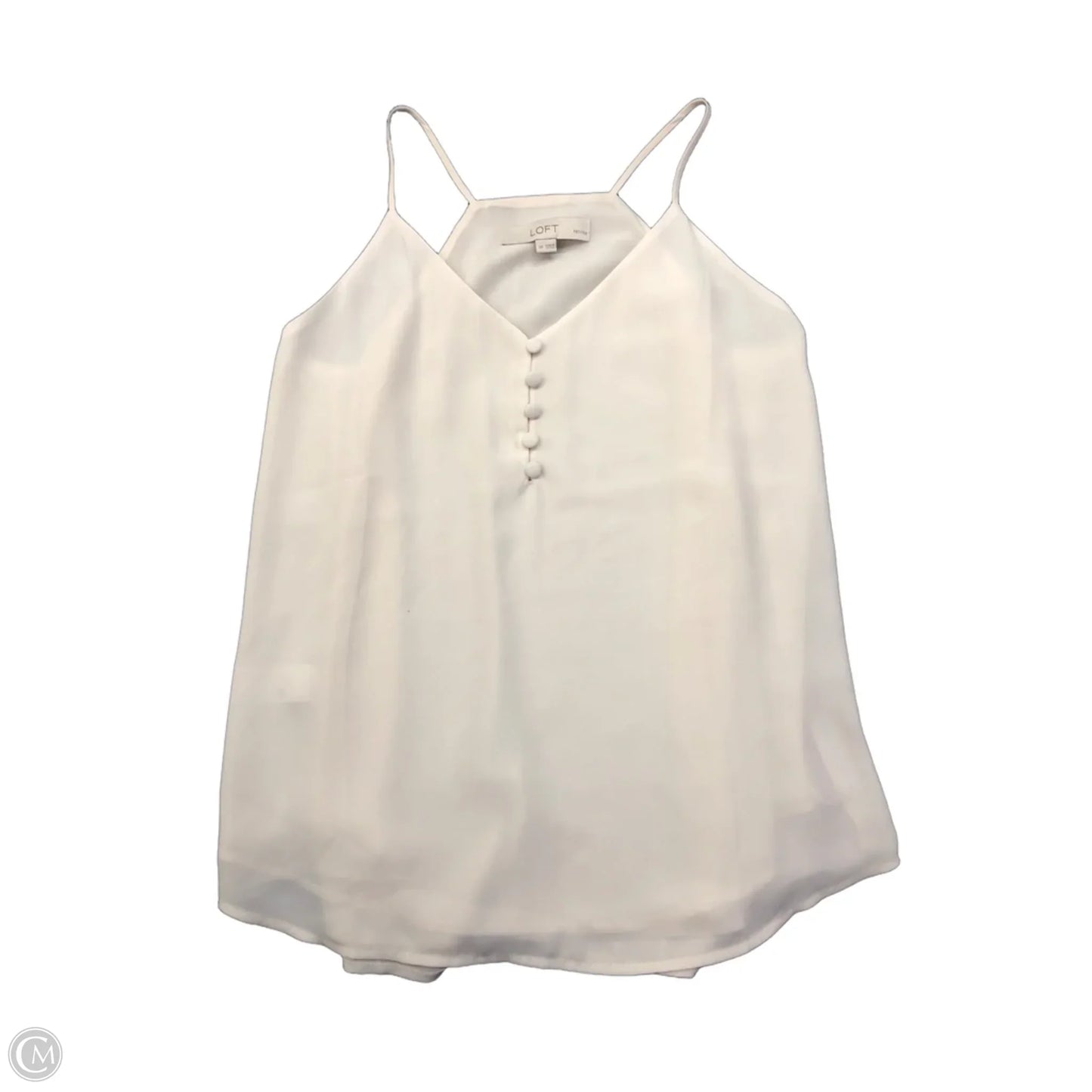 Tank Top By Loft In Cream, Size: S