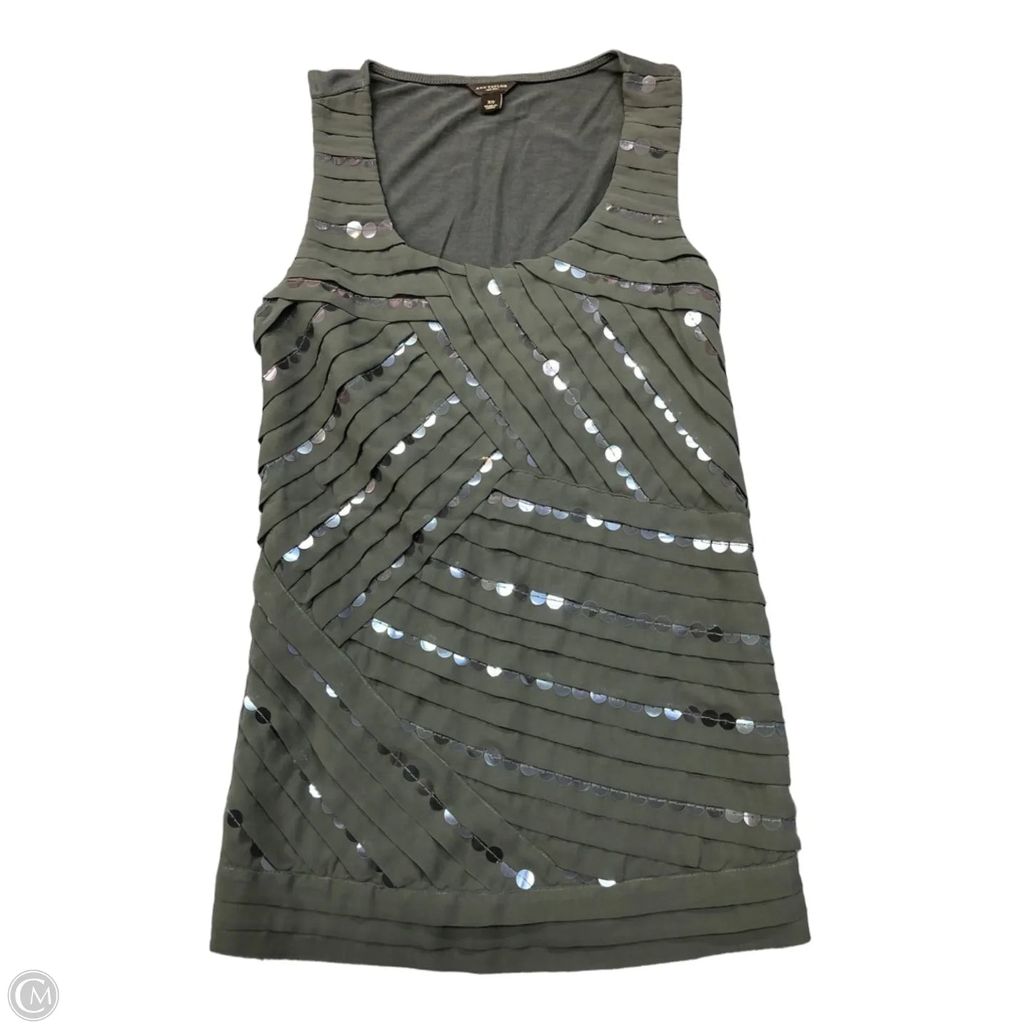 Tank Top By Ann Taylor In Green, Size: Xs