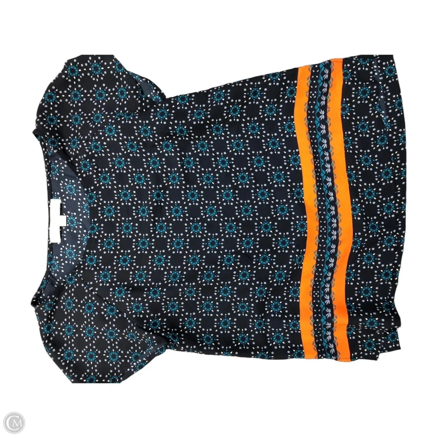 Top Short Sleeve By Loft In Blue, Size: Xxs