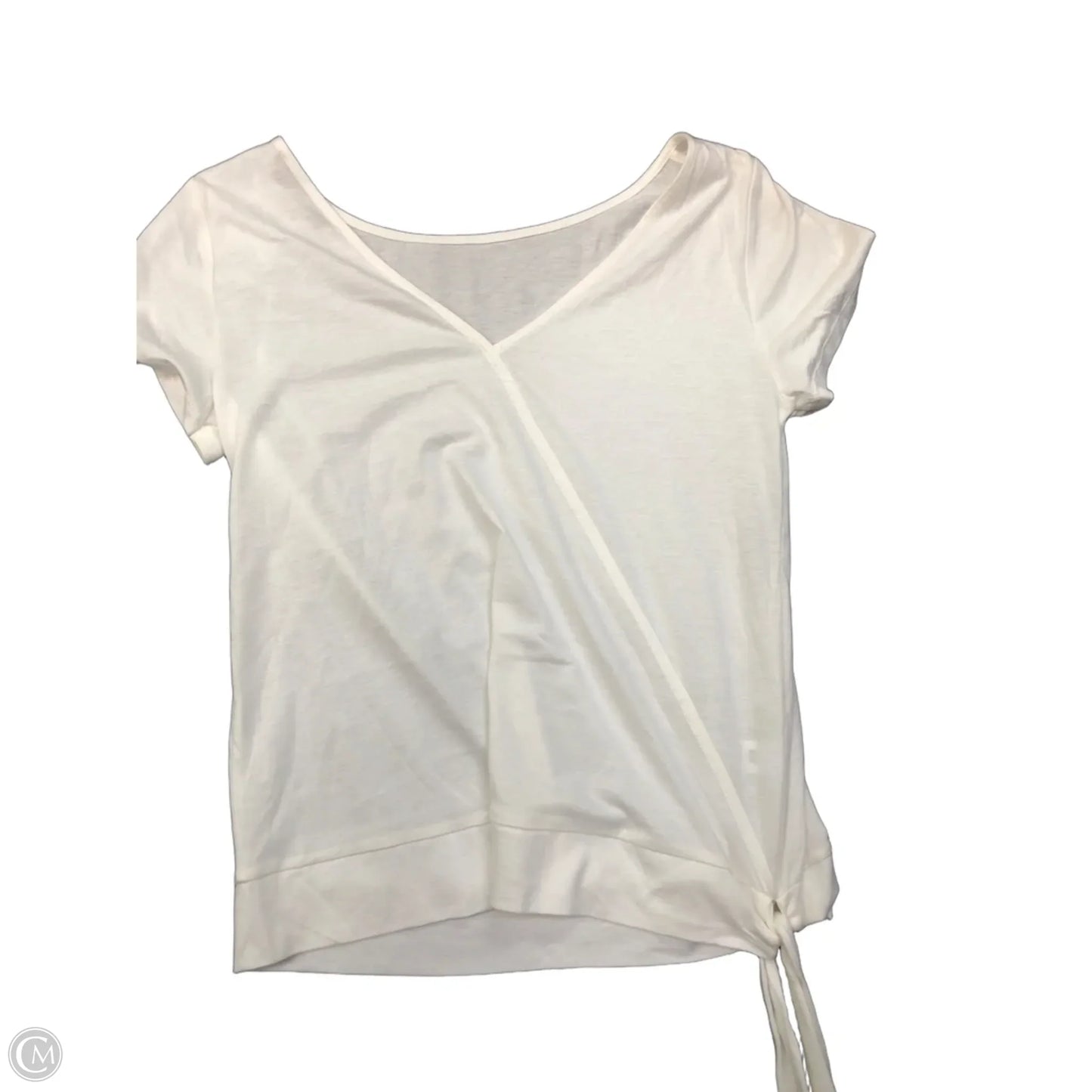 Top Short Sleeve Basic By Loft In White, Size: Xs