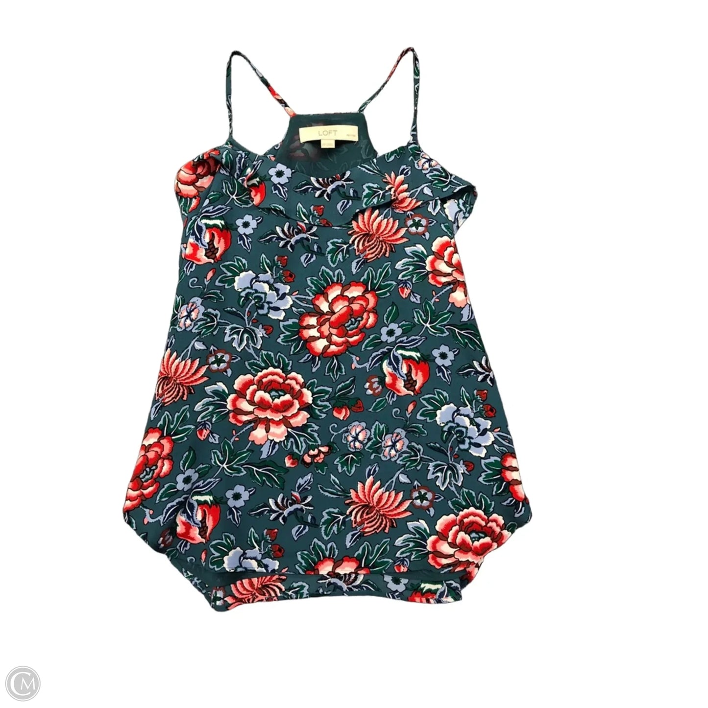Tank Top By Loft In Teal, Size: Xsp