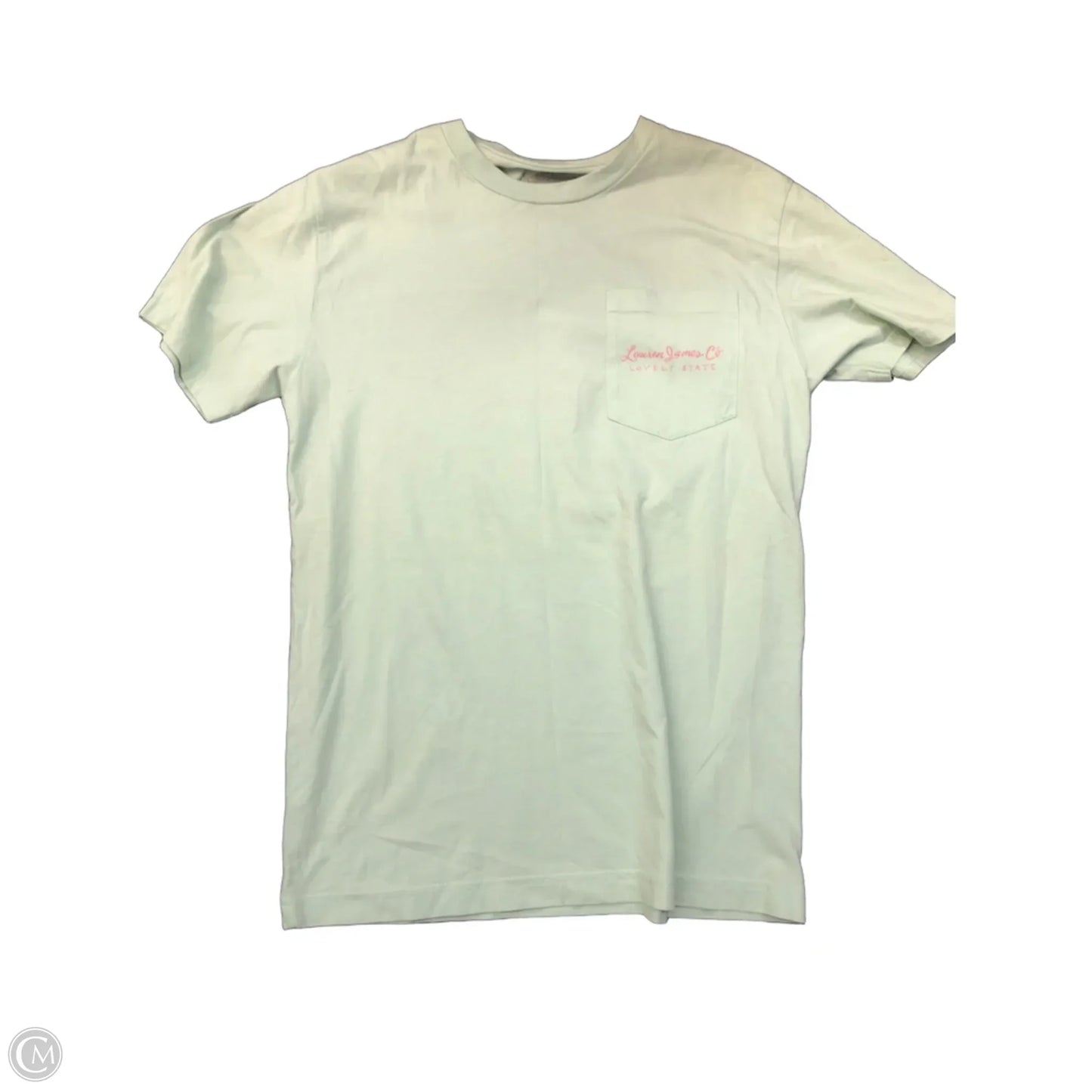 Top Short Sleeve By Lauren James In Green, Size: S