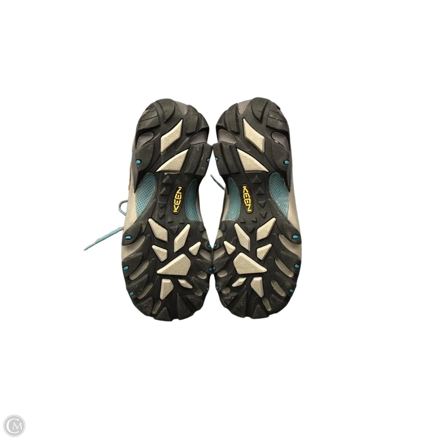 Boots Hiking By Keen In Blue & Brown, Size: 8.5