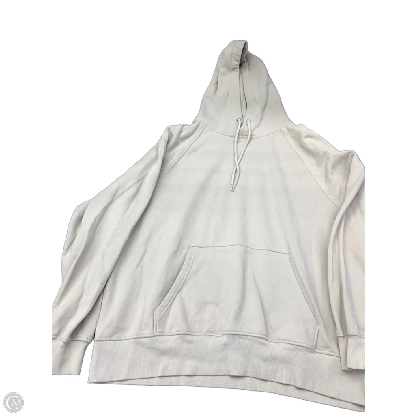Sweatshirt Hoodie By H&m In Tan, Size: M