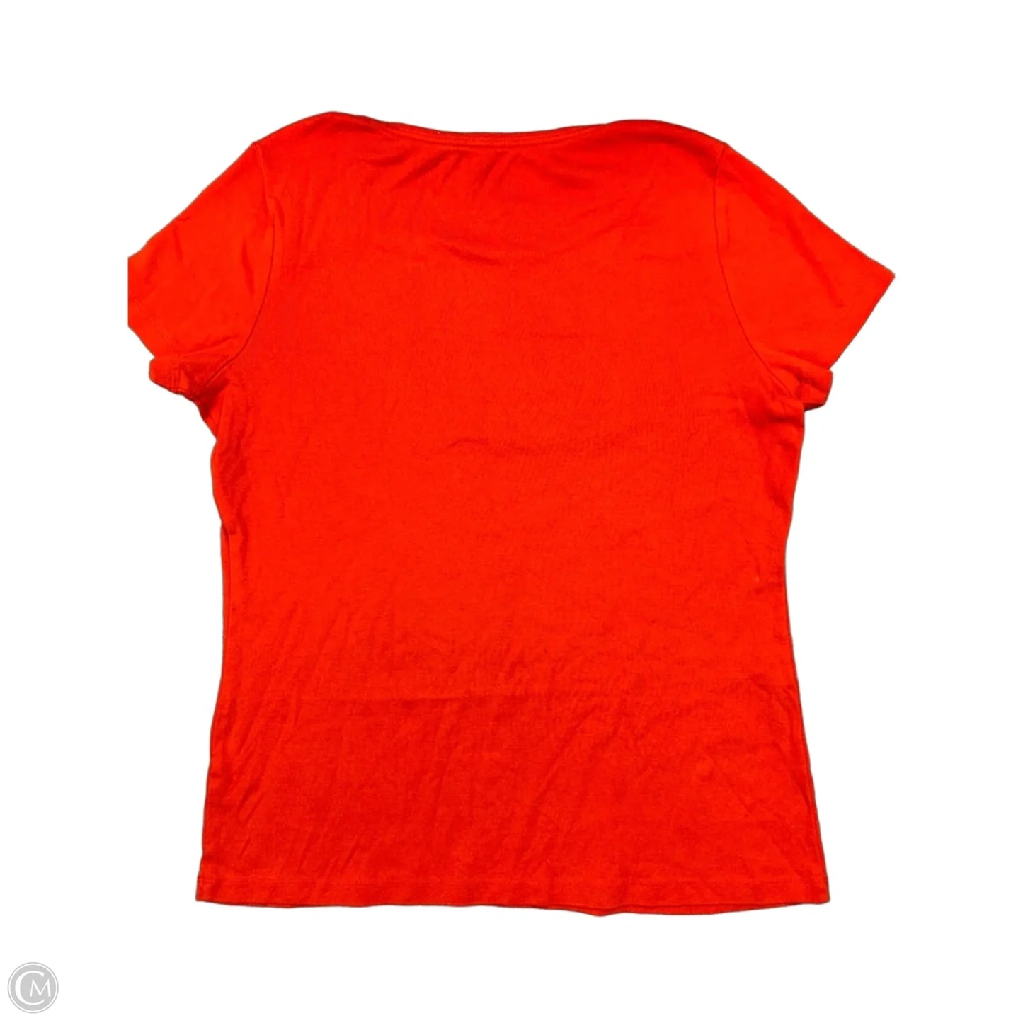 Top Short Sleeve Basic By St Johns Bay In Red, Size: M