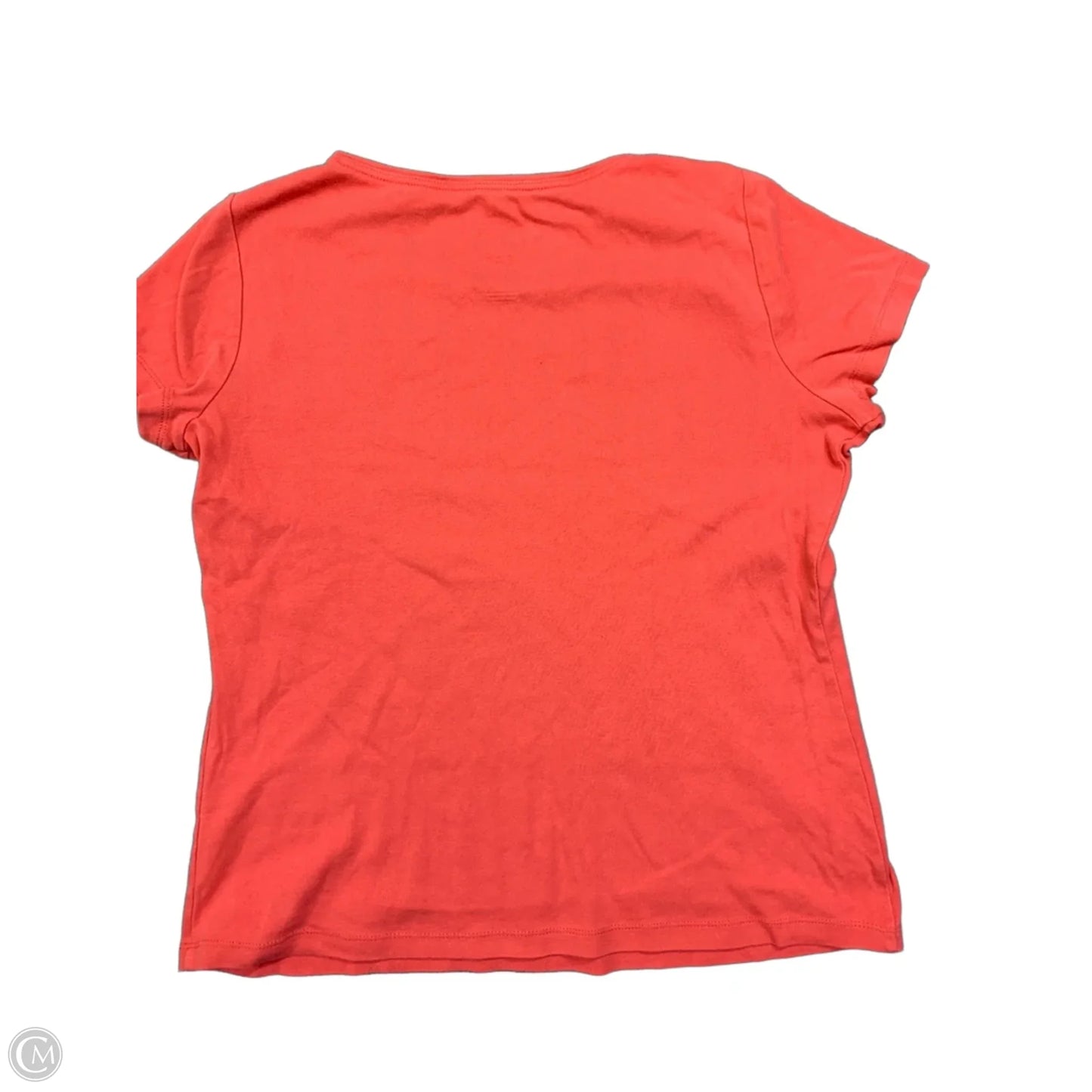 Top Short Sleeve Basic By St Johns Bay In Pink, Size: M