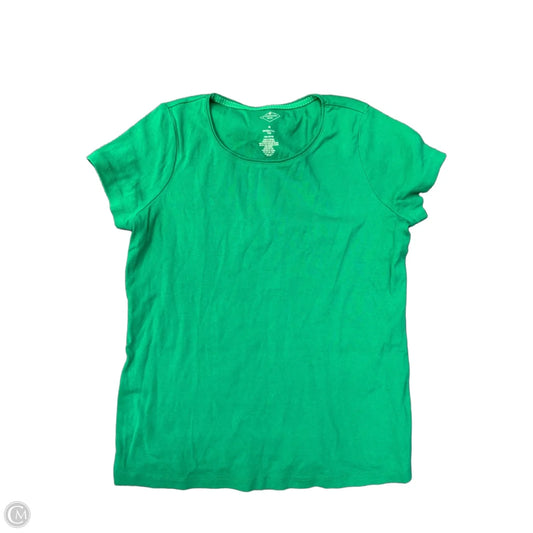 Top Short Sleeve Basic By St Johns Bay In Green, Size: M
