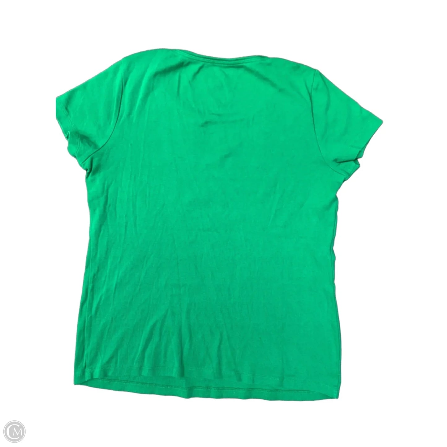 Top Short Sleeve Basic By St Johns Bay In Green, Size: M
