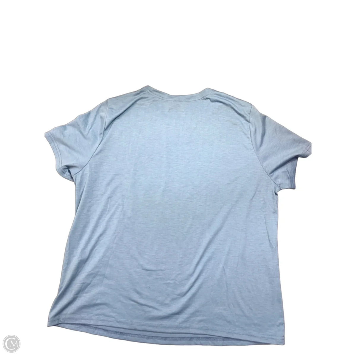 Top Short Sleeve Basic By Shein In Blue, Size: Xl
