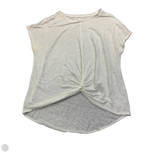 Top Short Sleeve Basic By Lou And Grey In White, Size: L