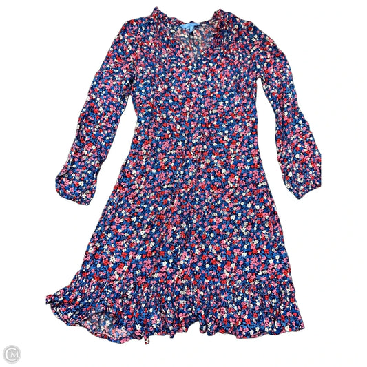 Dress Casual Short By Draper James In Blue & Pink, Size: Xs