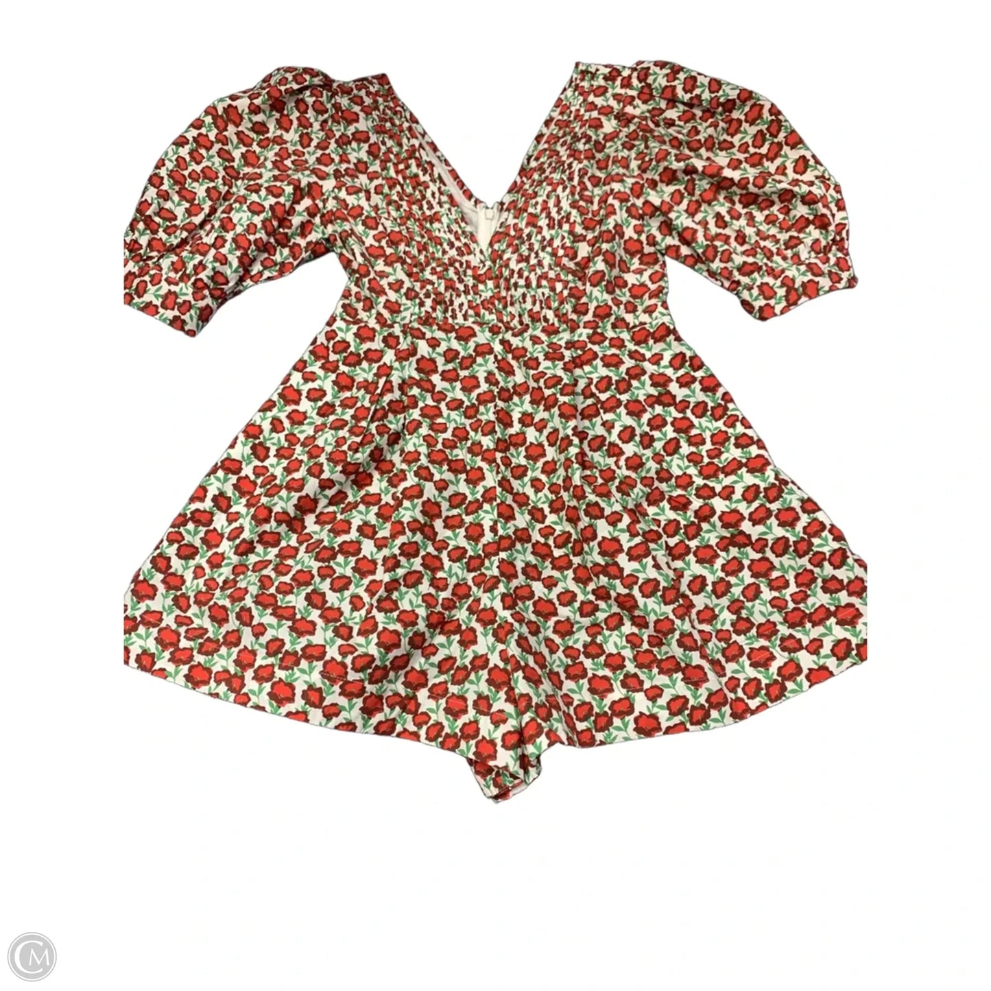 Romper By Maeve In Red & White, Size: 6