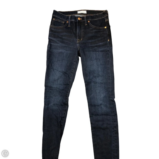 Jeans Skinny By Madewell In Blue Denim, Size: 4