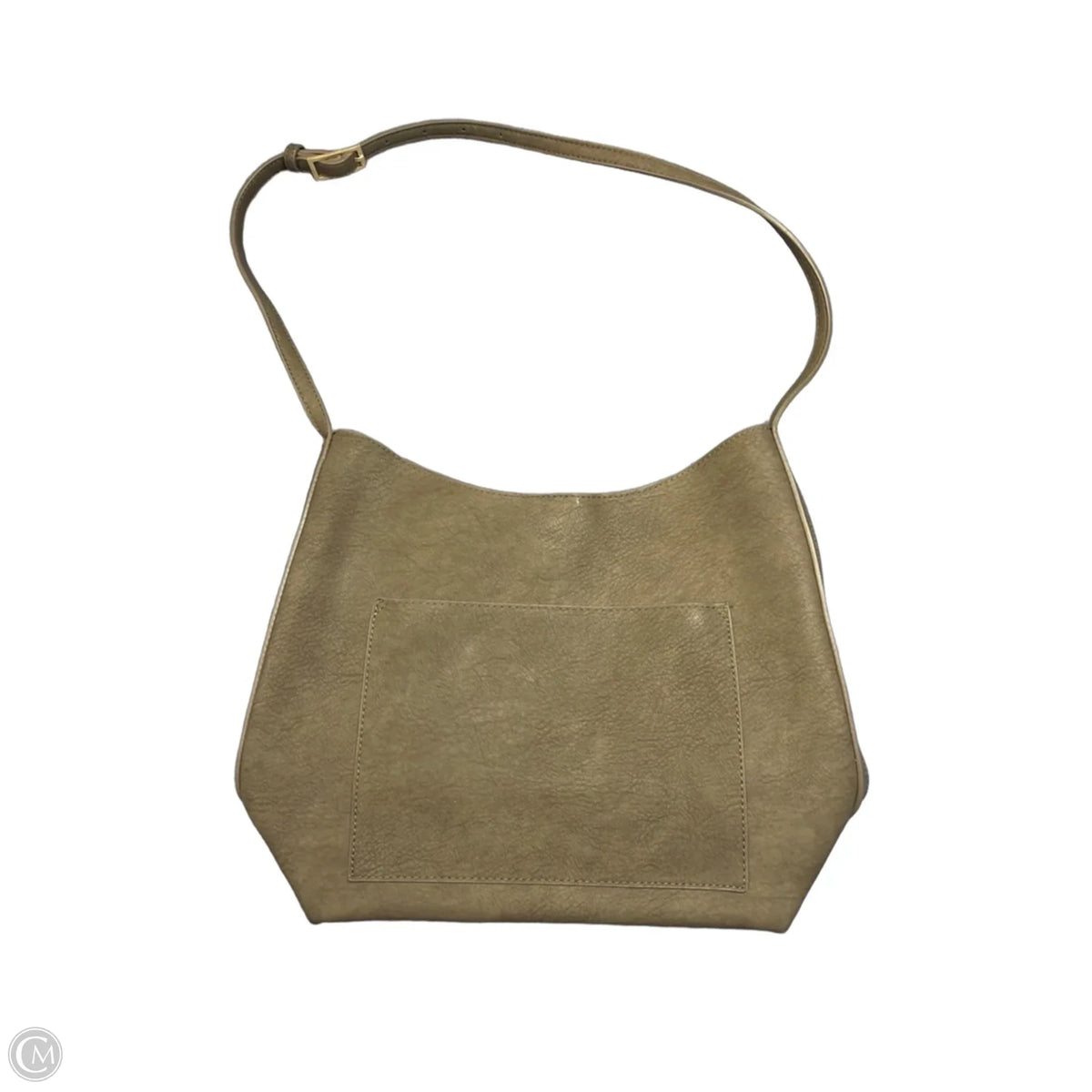 Handbag Leather By Miztique, Size: Medium