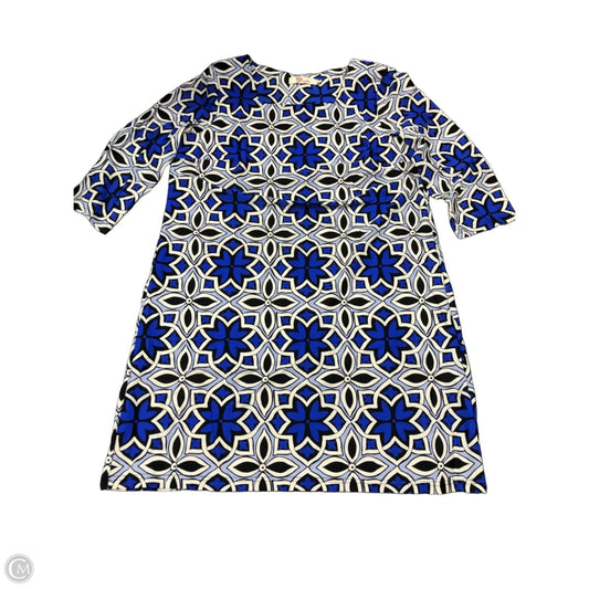 Dress Casual Short By Aryeh In Black & Blue, Size: L