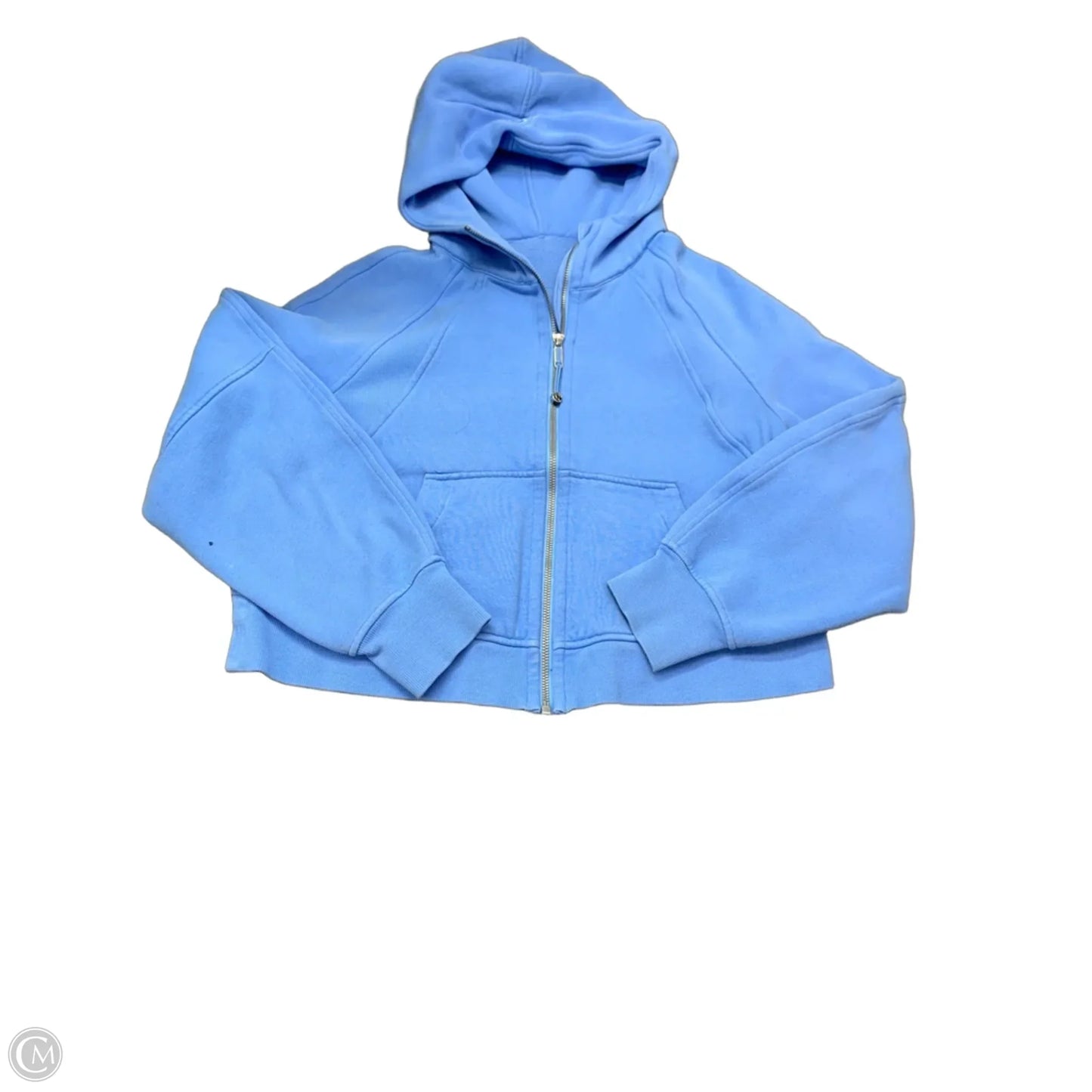 Athletic Jacket By Lululemon In Blue, Size: S