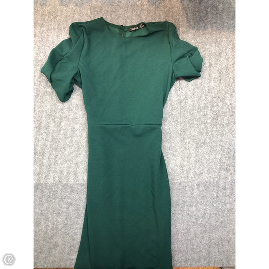 Dress Party Midi By Boohoo Boutique In Green, Size: 6