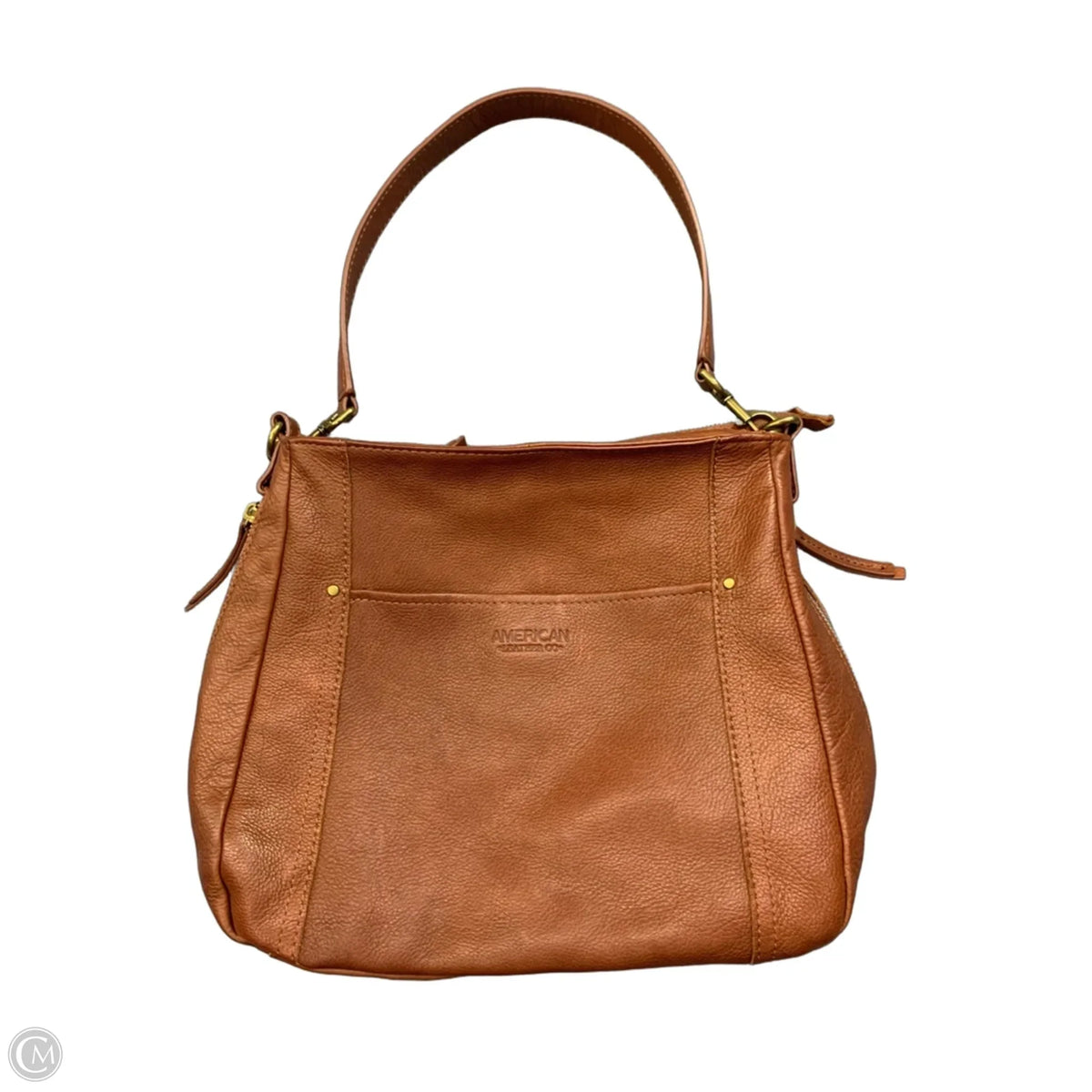 Handbag Leather By American Leather Co, Size: Medium