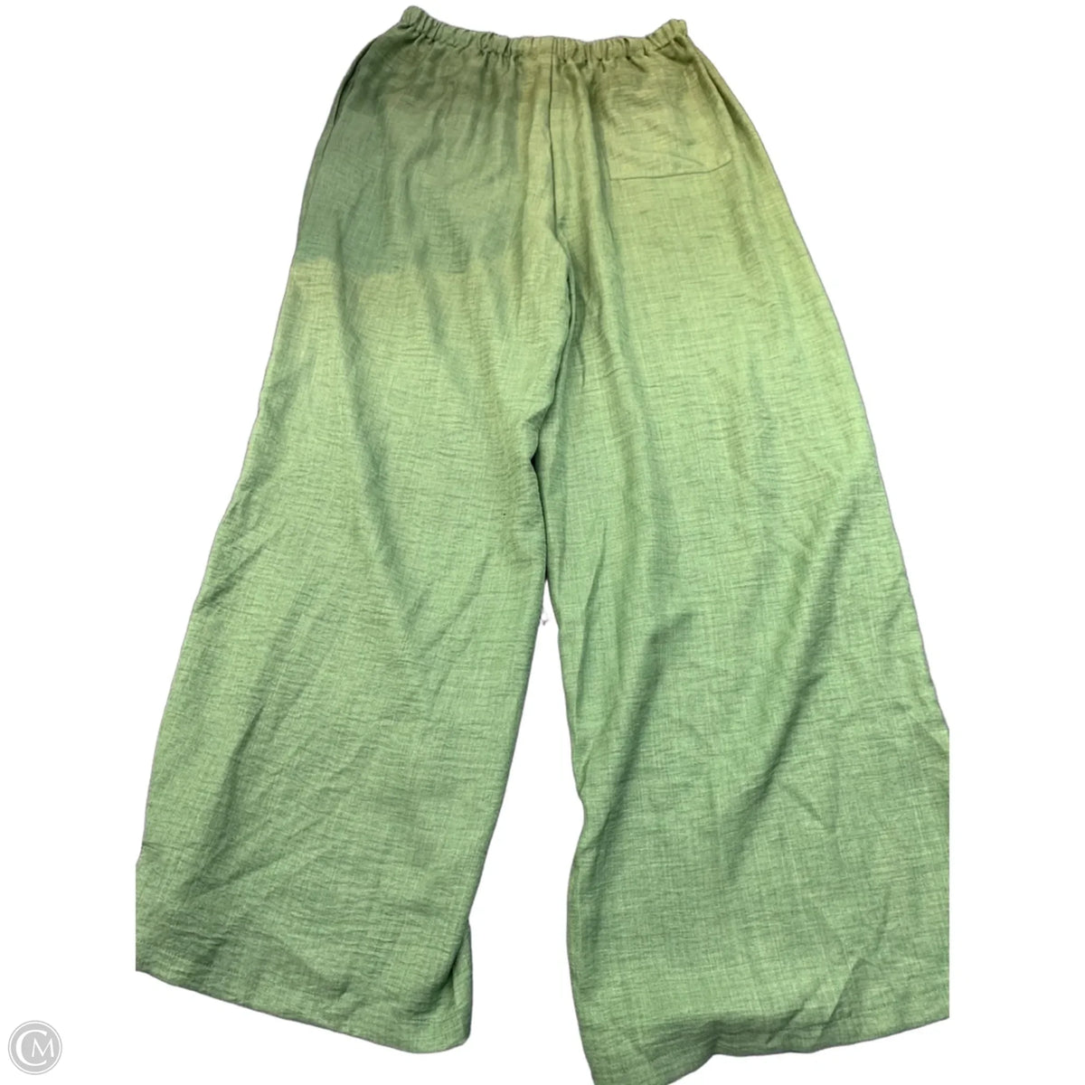 Pants Linen By Musera In Green, Size: L