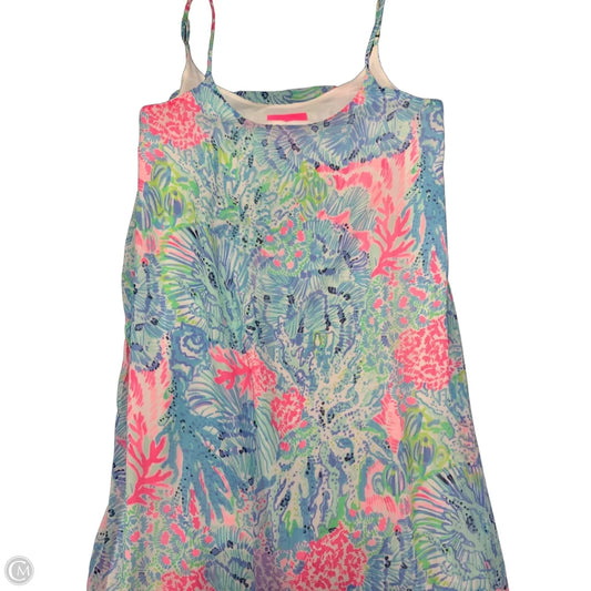 Dress Designer By Lilly Pulitzer In Blue & Pink, Size: S