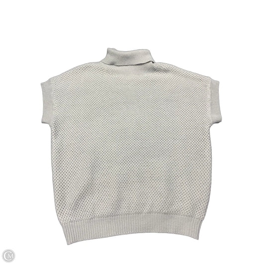 Sweater Short Sleeve By Shein In Grey, Size: S
