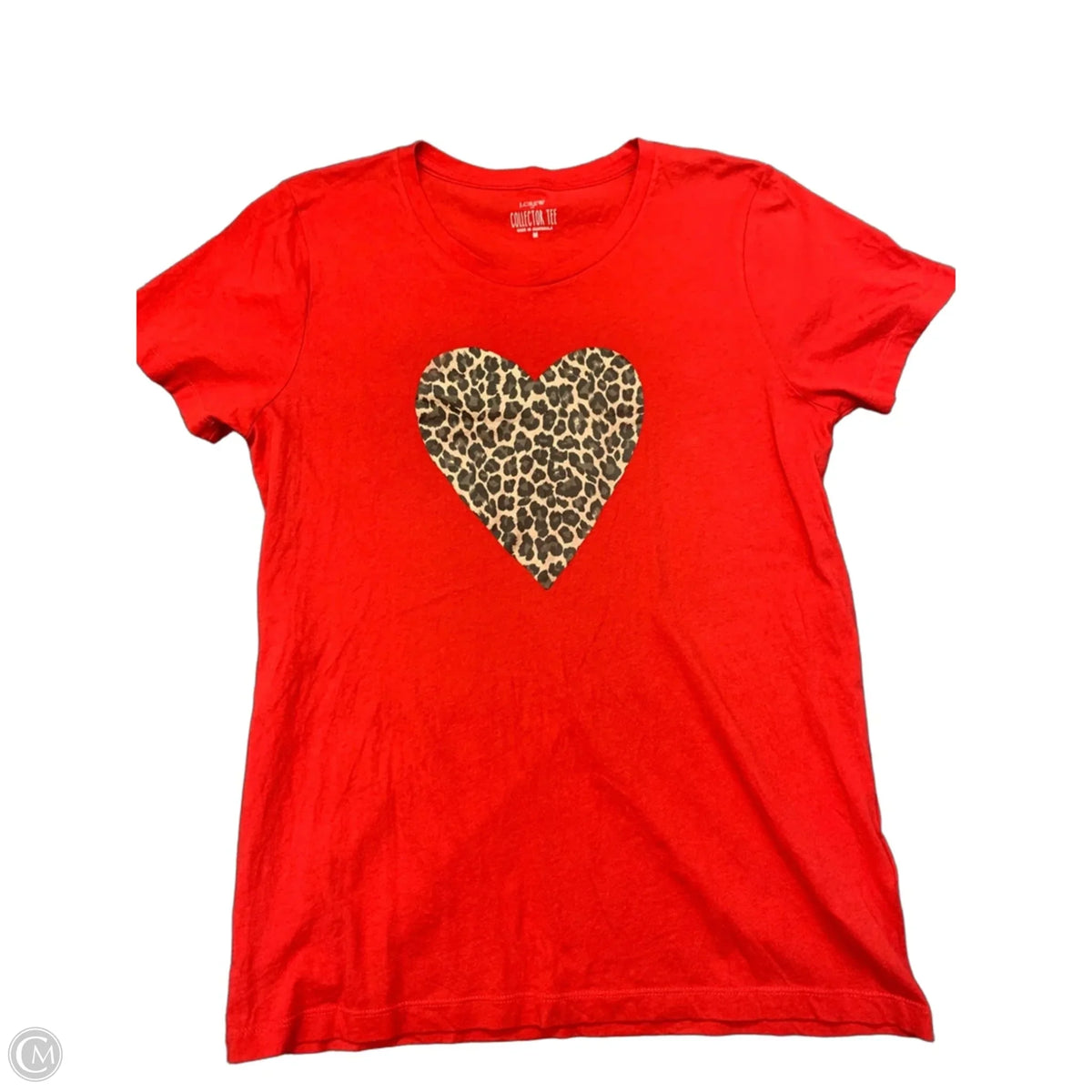 Top Short Sleeve Basic By J. Crew In Red, Size: M