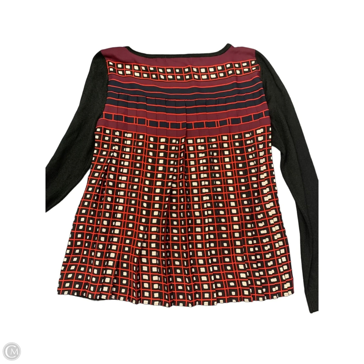 Sweater By Loft In Black & Purple, Size: S
