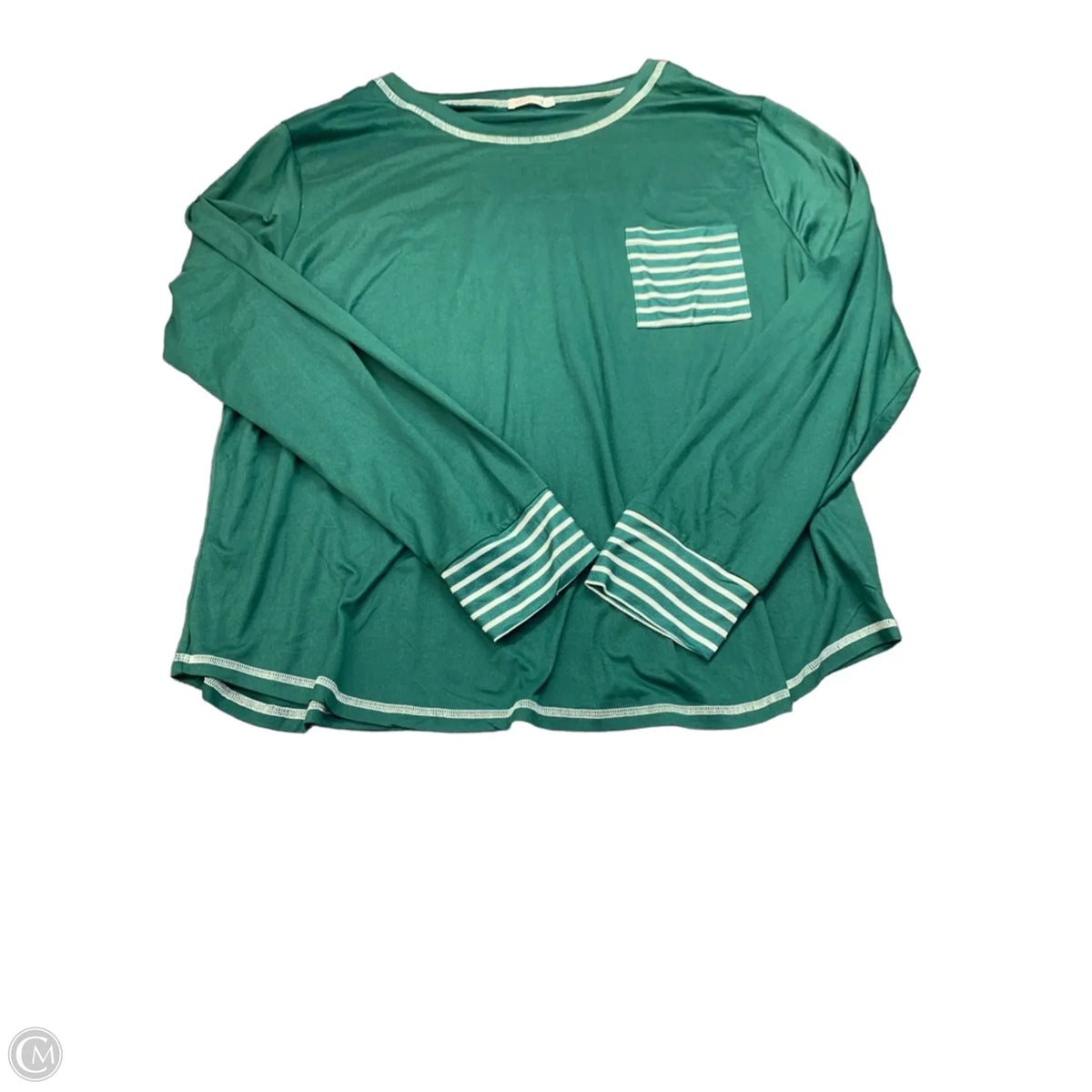 Pants Set 2pc By Ekouaer In Green, Size: 3x
