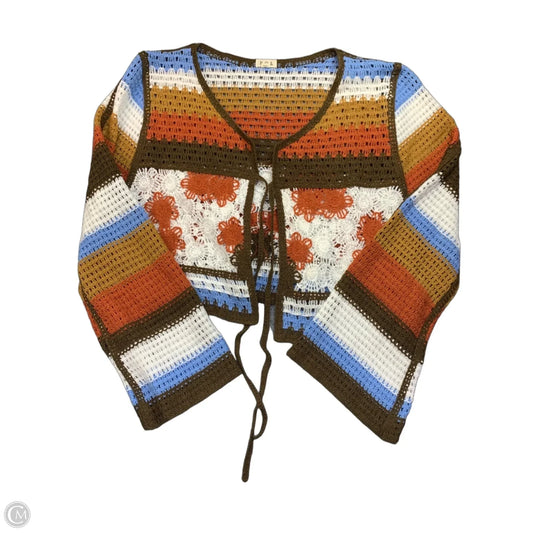Sweater Cardigan By Pol In Multi-colored, Size: Osfm