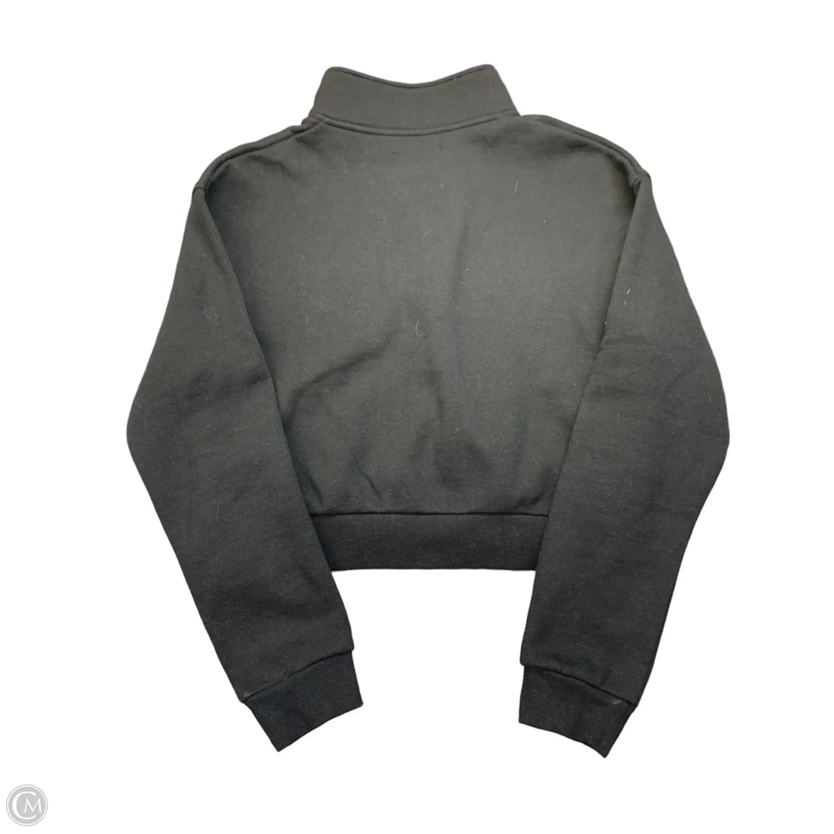 Sweatshirt Collar By Mpg In Black, Size: S