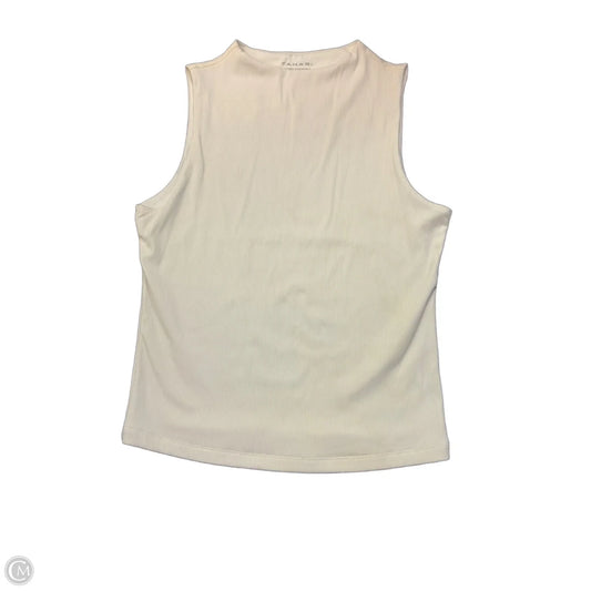 Blouse Sleeveless By Tahari In Cream, Size: M