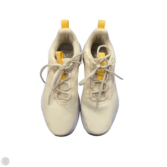 Shoes Athletic By Adidas In Yellow, Size: 8