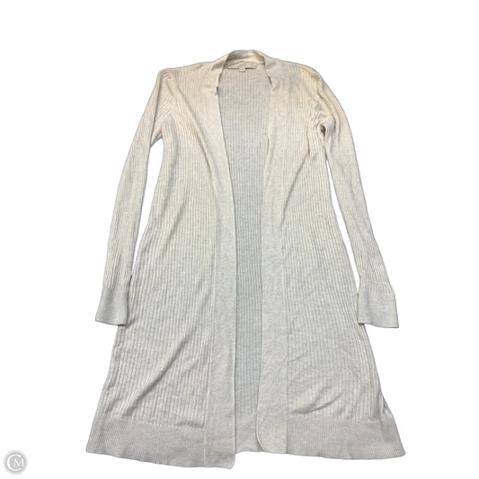 Sweater Cardigan By Loft In Tan, Size: Xxsp