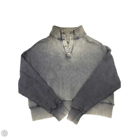 Sweatshirt Collar By American Eagle In Navy, Size: Xs