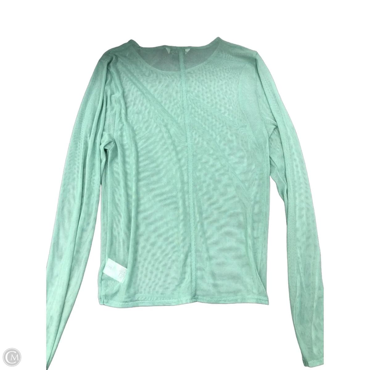 Top Long Sleeve By American Eagle In Green, Size: L