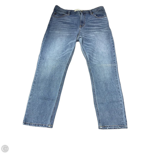 Jeans Straight By Abercrombie And Fitch In Blue Denim, Size: 14