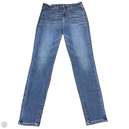 Jeans Jeggings By American Eagle In Blue Denim, Size: 12