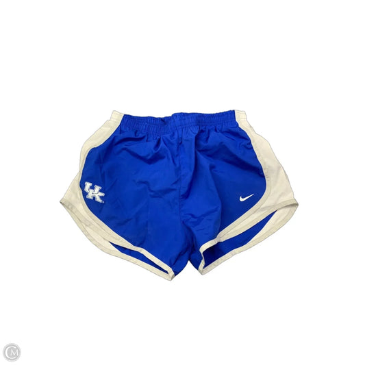Athletic Shorts By Nike Apparel In Blue & White, Size: M