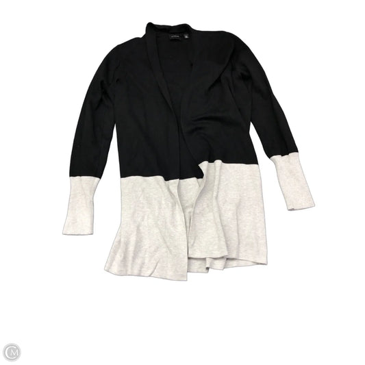 Sweater Cardigan By Cyrus In Black & Grey, Size: M