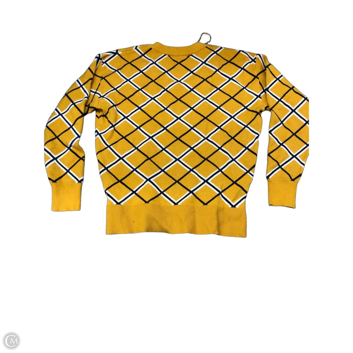 Sweater By Tahari In Yellow, Size: M