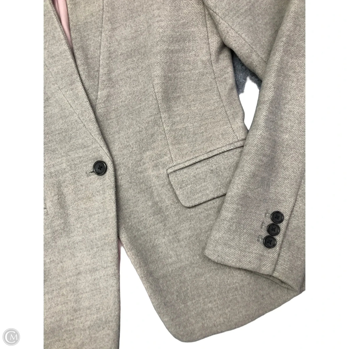 Blazer By Banana Republic In Grey, Size: 6
