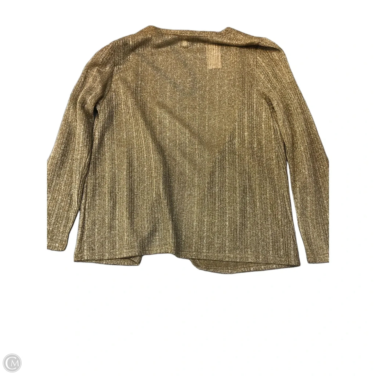 Cardigan By Chicos In Gold, Size: 12
