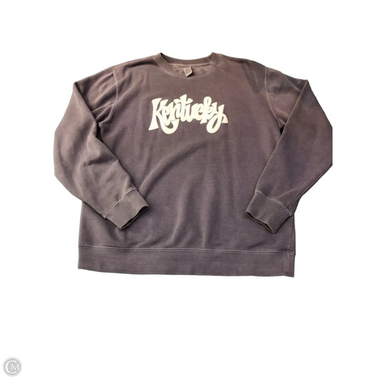 Sweatshirt Crewneck By Independent In Purple, Size: M