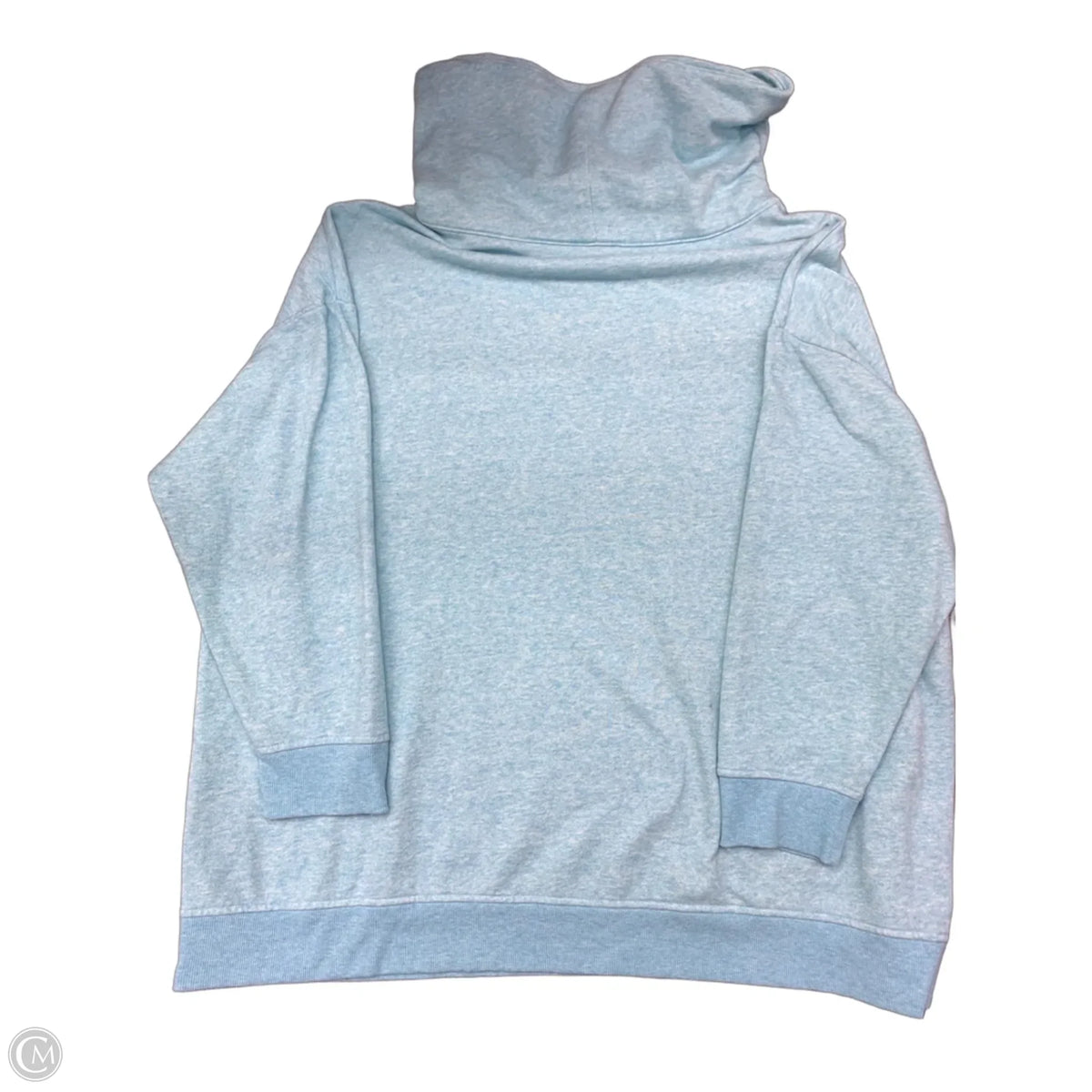 Sweatshirt Collar By Talbots In Blue, Size: 3x