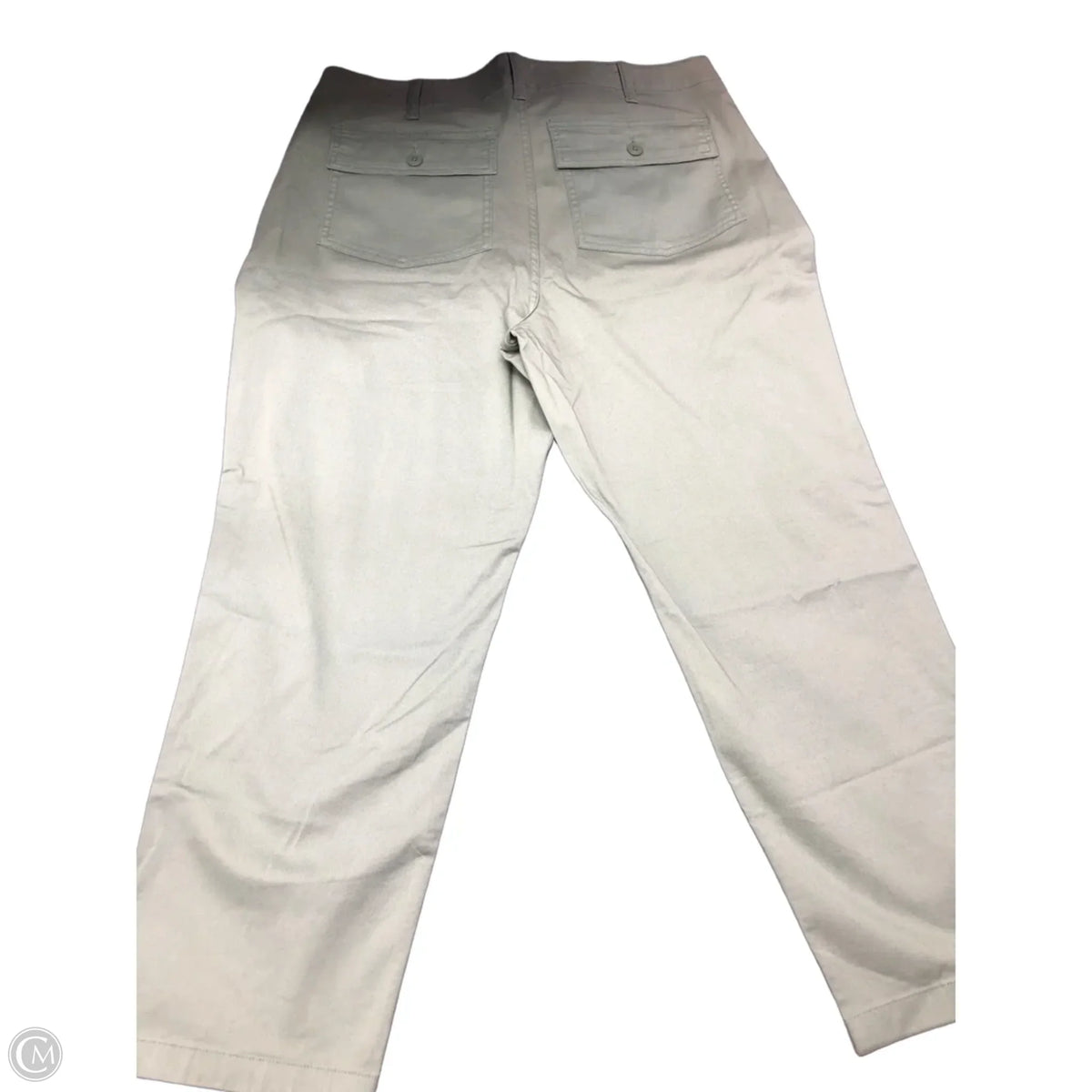 Pants Cropped By Lands End In Green, Size: 18
