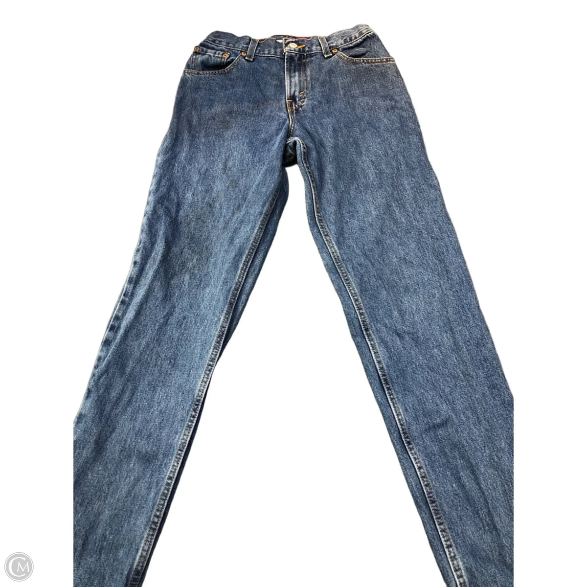 Jeans Boot Cut By Levis In Blue Denim, Size: 4