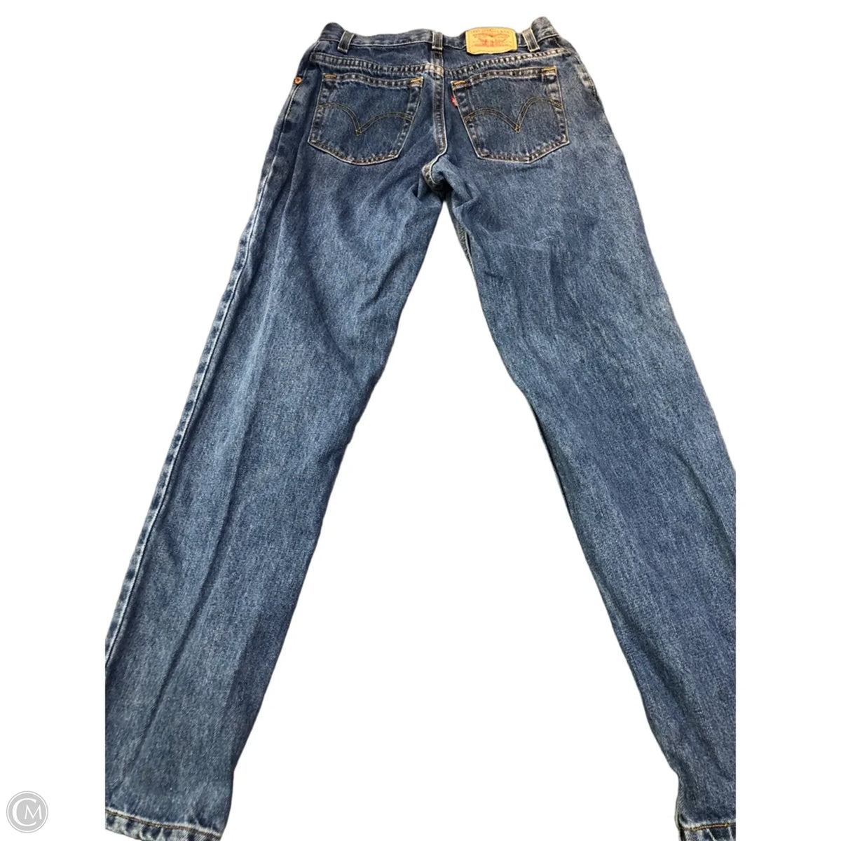 Jeans Boot Cut By Levis In Blue Denim, Size: 4