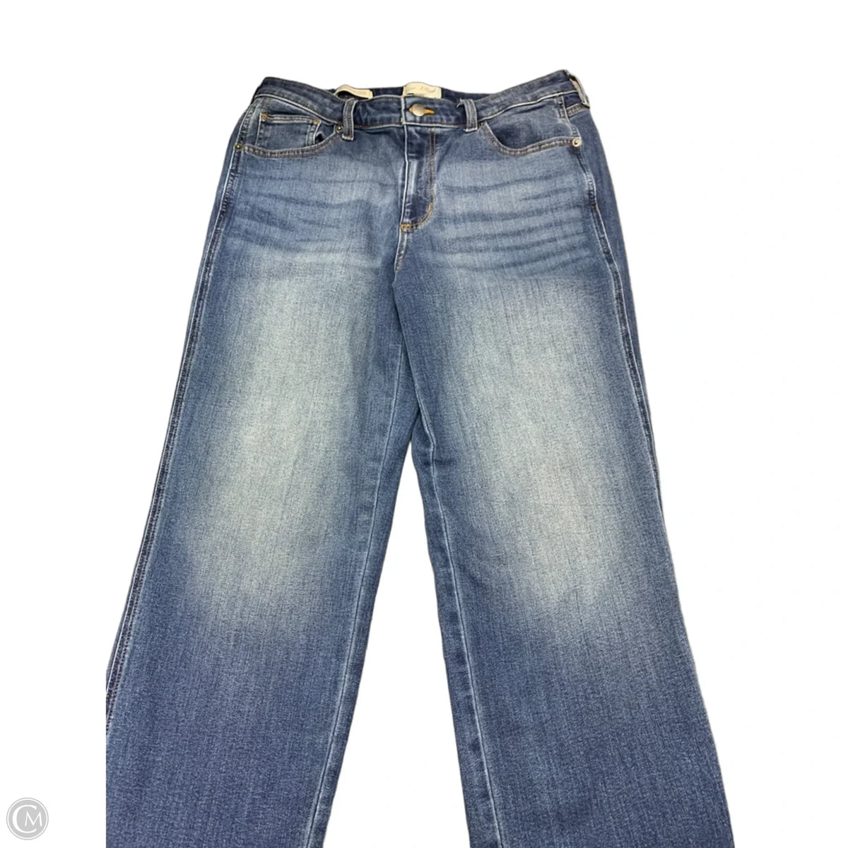 Jeans Straight By Universal Thread In Leopard Print, Size: 14